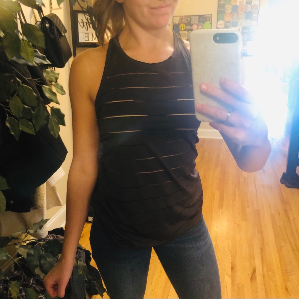 Athleta striped tank